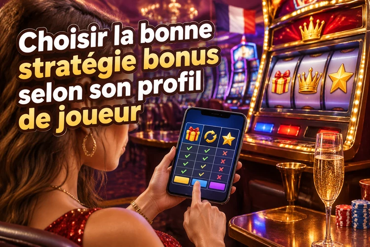 Choisir la bonne stratégie bonus selon son profil de joueur