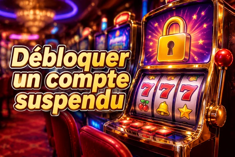 Débloquer un compte suspendu