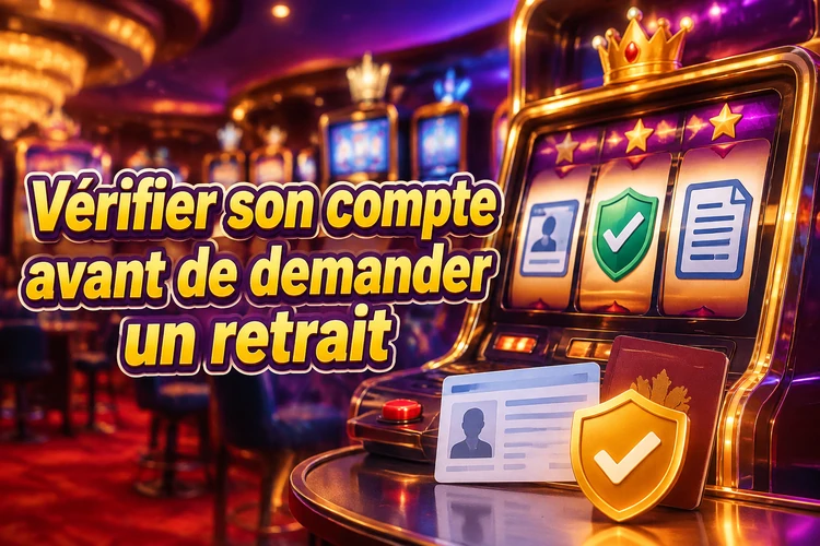 Vérifier son compte avant de demander un retrait