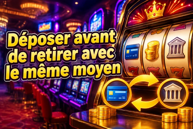 Déposer avant de retirer avec le même moyen