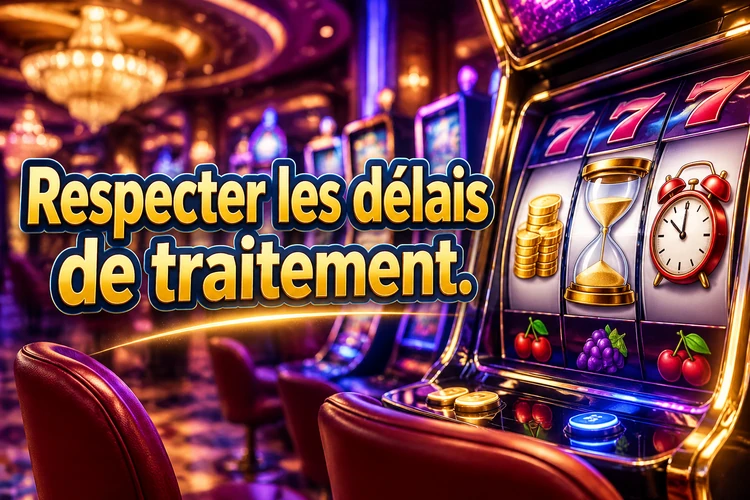Respecter les délais de traitement